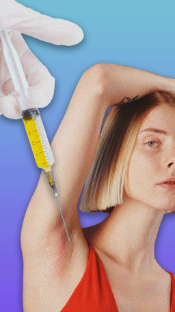 armpit injections.